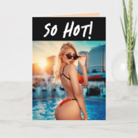 BIKINI GIRL FUNNY ÜBER DIE HILFSGEBURTSKARTE