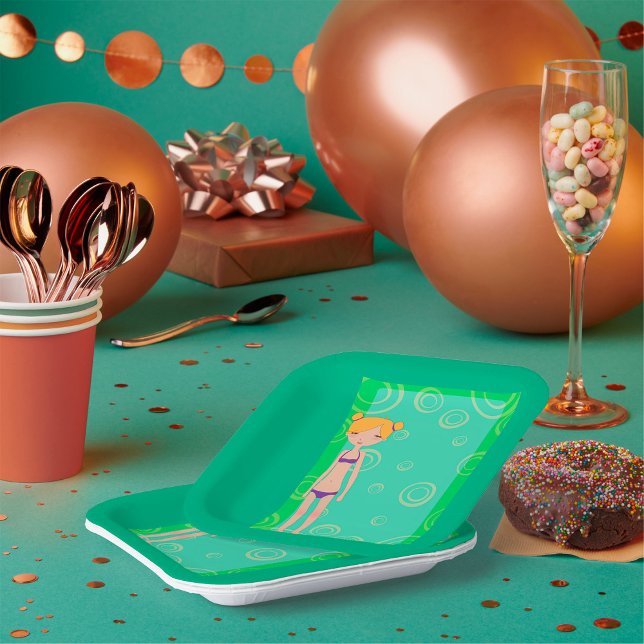 Bikini Girl Pappteller (Von Creator hochgeladen)