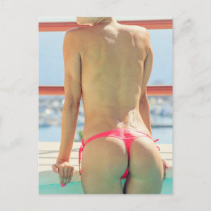 BIKINI GIRL POSTKARTE