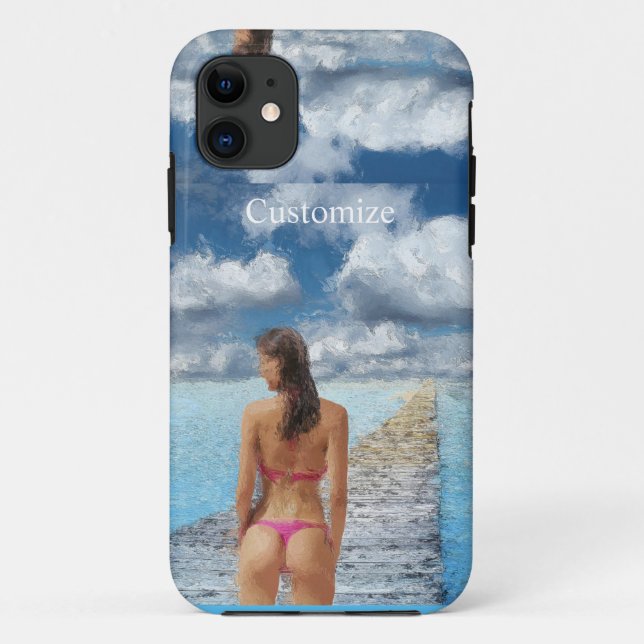Bikini Girl Thunder_Cove Case-Mate iPhone Hülle (Rückseite)