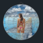 Bikini Girl Thunder_Cove Dartscheibe<br><div class="desc">Beachbabe in der Bikini-Saison mit eigenen Begrüßungen,  Namen,  Nachrichten etc.</div>