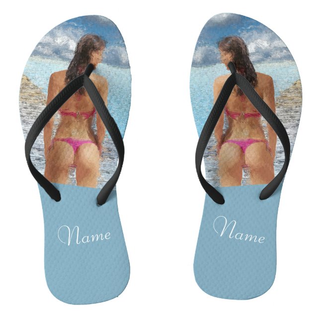 Bikini Girl Thunder_Cove Flip Flops (Fußbett)