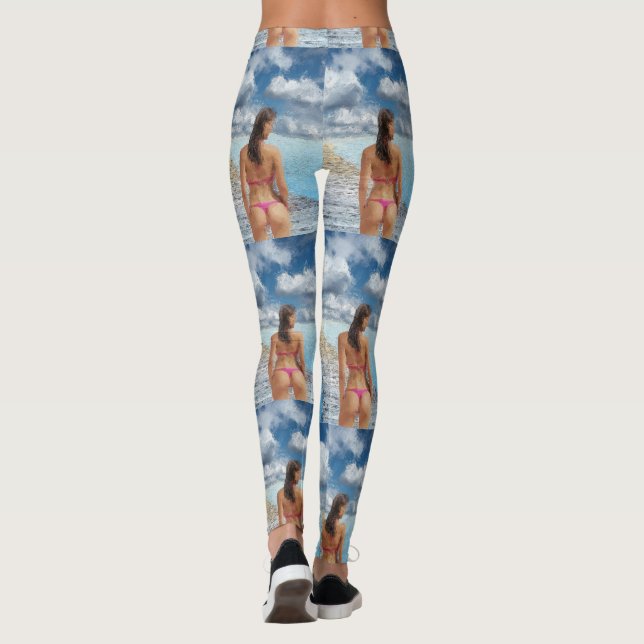 Bikini Girl Thunder_Cove Leggings (Rückseite)