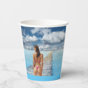 Bikini Girl Thunder_Cove Pappbecher