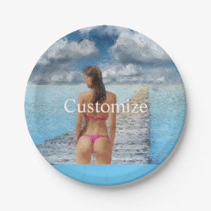 Bikini Girl Thunder_Cove Pappteller