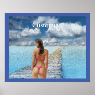 Bikini Girl Thunder_Cove Poster