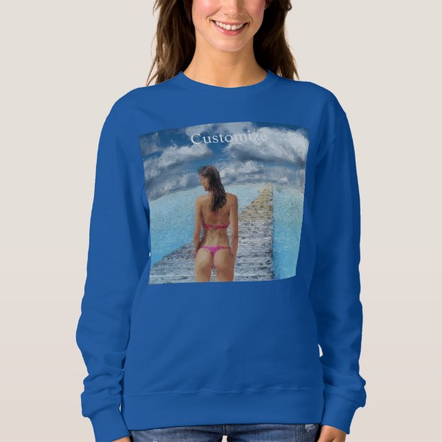Bikini Girl Thunder_Cove Sweatshirt (Vorderseite)