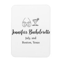 Bikini Glascocktail Junggeselinnen-Abschied Name