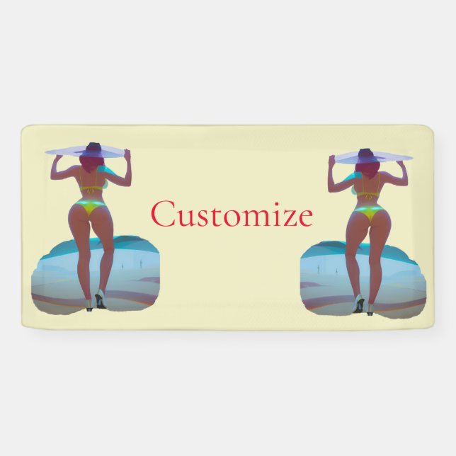 Bikini Hintern Beach Girl Thunder_Cove Banner (Horizontal)