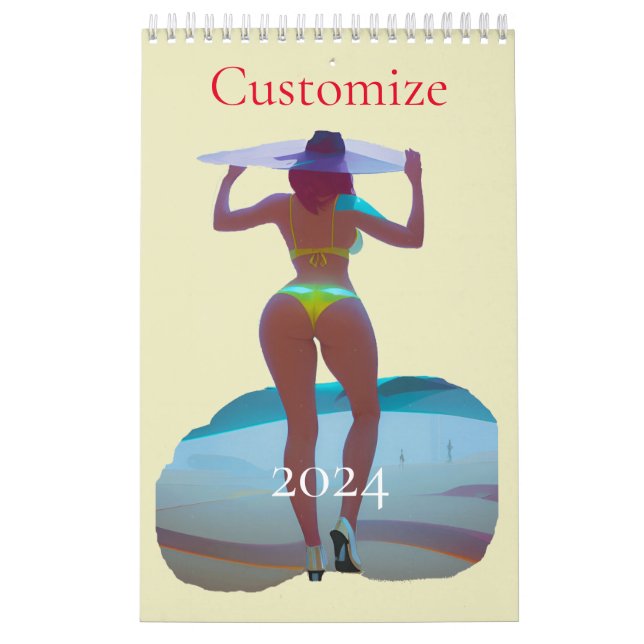 Bikini Hintern Beach Girl Thunder_Cove Kalender (Titelbild)