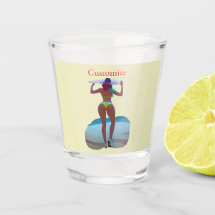 Bikini Hintern Beach Girl Thunder_Cove Schnapsglas