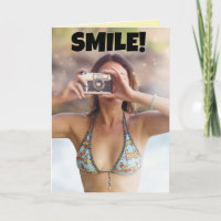 BIKINI MÄDCHEN "LÄCHELN!" ES IST DEIN GEBURTSTAG! 