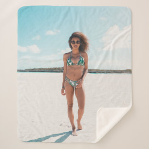 Bikini mit stehendem Sand Sherpadecke