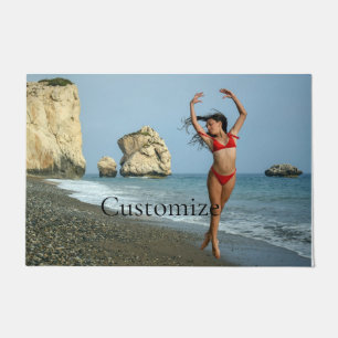 Bikini Modell tanzen Thunder_Cove Fußmatte