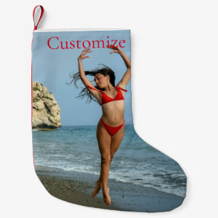 Bikini Modell tanzen Thunder_Cove Kleiner Weihnachtsstrumpf