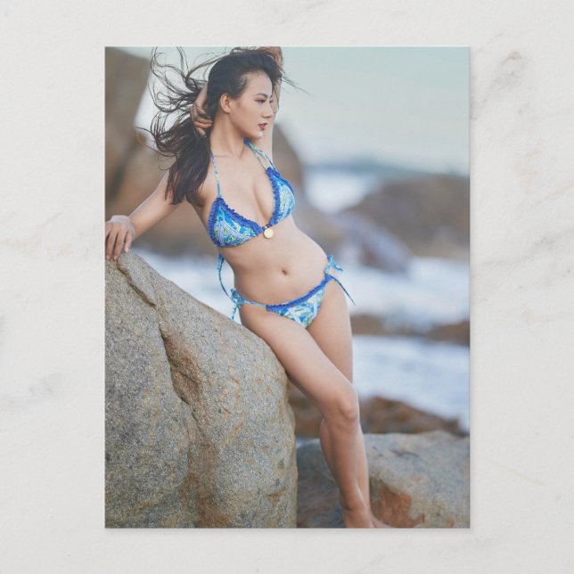 Bikini Postkarte (Vorderseite)