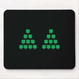 Bikini Style Kleeblatt Irish S St Patricks Day Fun Mousepad