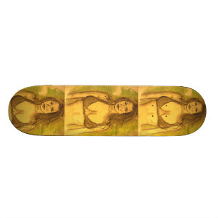 Bikinimädchenkunst Skateboard
