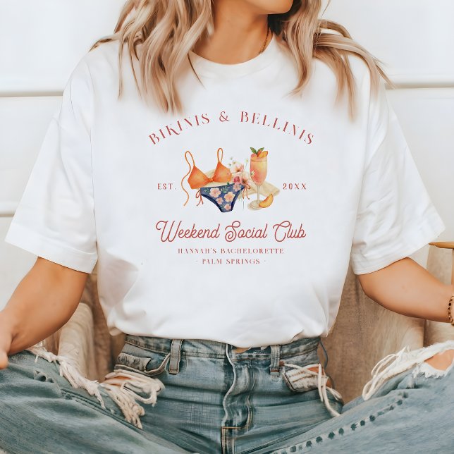 Bikinis & Bellinis Bacheloretto T-Shirt (Von Creator hochgeladen)