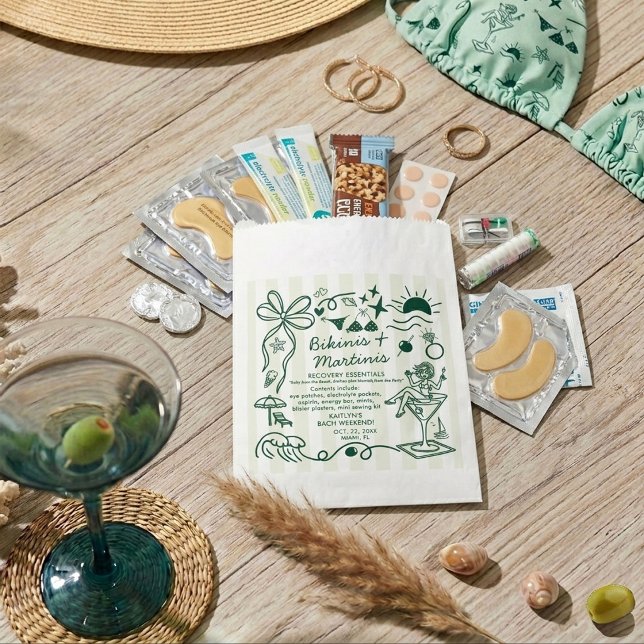 Bikinis & Martinis Junggesellinnen-Abschied Erholu Geschenktütchen (Von Creator hochgeladen)