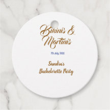 Bikinis & Martinis Junggesellinnenabschied Name Br