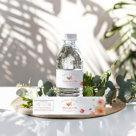 Bikinis und Bellinis Bachelorette Wasserflaschenetikett