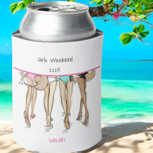 Bikinis und Martinis Bikini Girls Weekend Dosenkühler