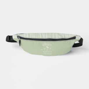Bikinis und Martinis Elegant vintage Junggesellinn Bauchtasche
