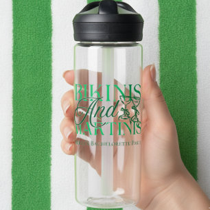 Bikinis und Martinis Individuelle Junggesellinnen- Trinkflasche