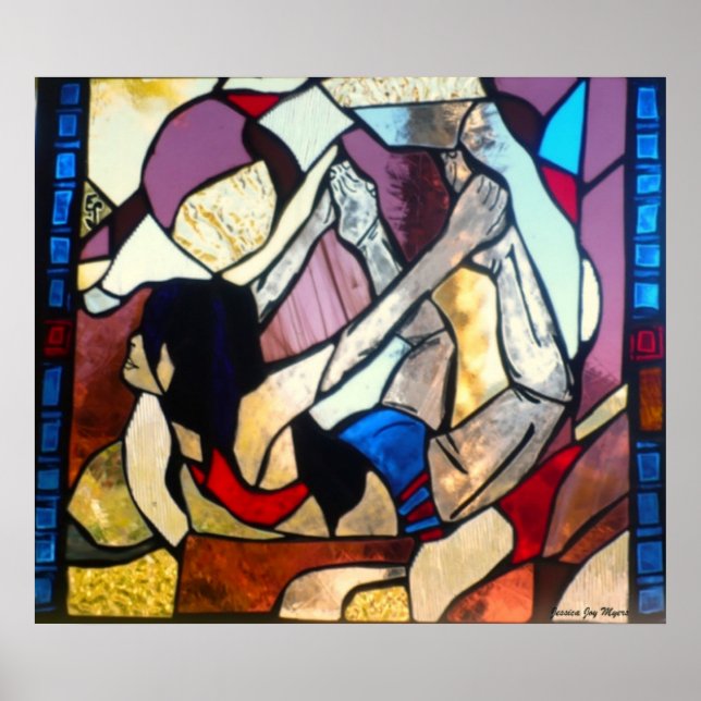 Bikram Yoga Bow Pose Dhanurasana Poster (Vorne)