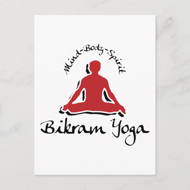 Bikram Yoga-Geschenk Postkarte (Vorderseite)