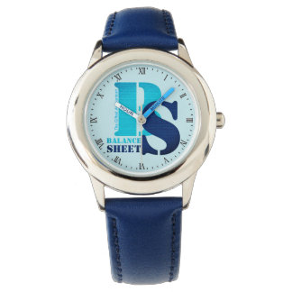 "BILANZBLATT" ARMBANDUHR