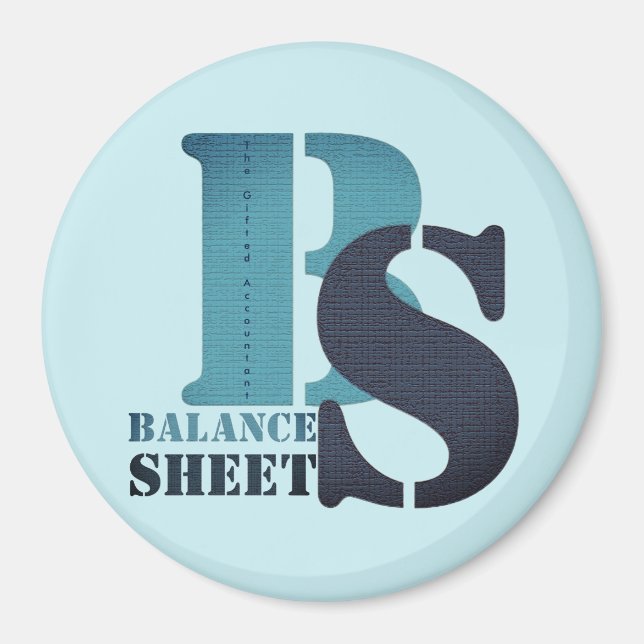 "BILANZBLATT" MAGNET (Vorne)