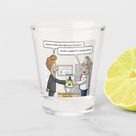 Bilanzierungsbericht Punny Shot Glass Schnapsglas