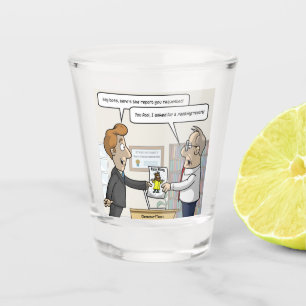 Bilanzierungsbericht Punny Shot Glass Schnapsglas