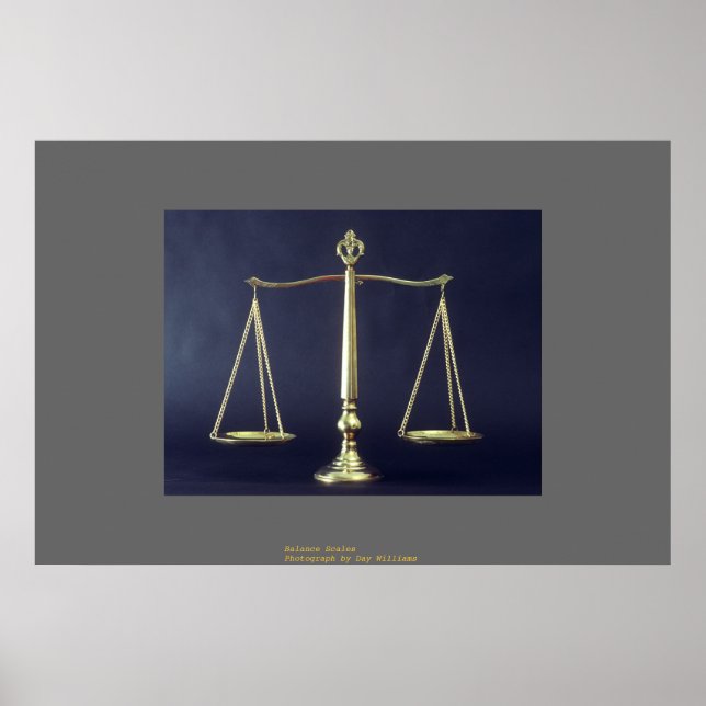 Bilanzskala Poster (Vorne)