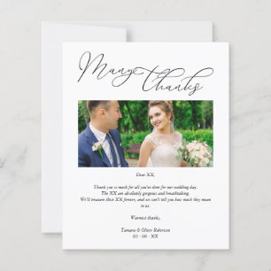 Bilap Simple Vielen Dank Hochzeitslieferanten Foto