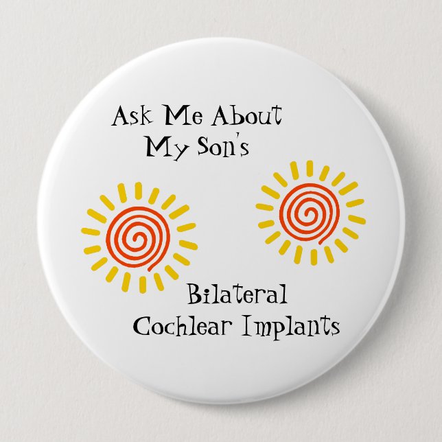 Bilaterales Sohn-Button Button (Vorderseite)