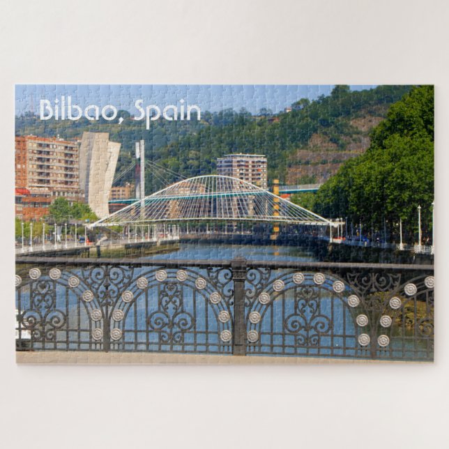 Bilbao: drei Brücken, baskisches Spanien Puzzle (Horizontal)