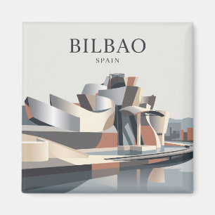 Bilbao Guggenheim Museum Spanien Magnet