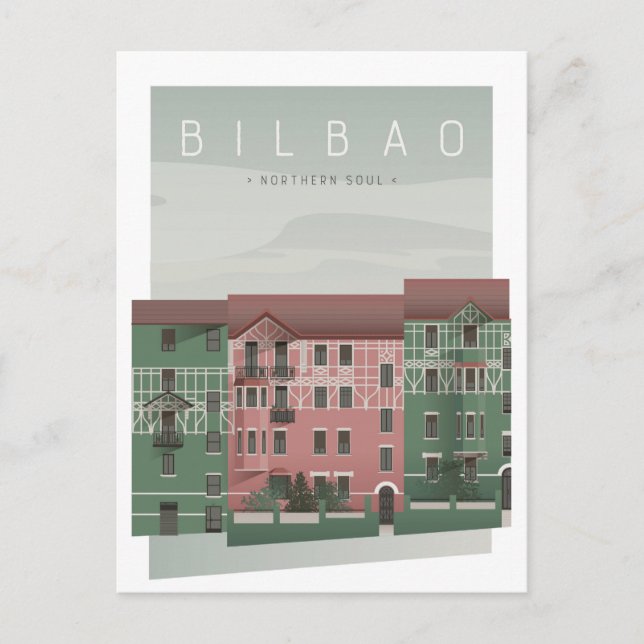 BILBAO Nordisches Soul Kirikiño Postkarte (Vorderseite)