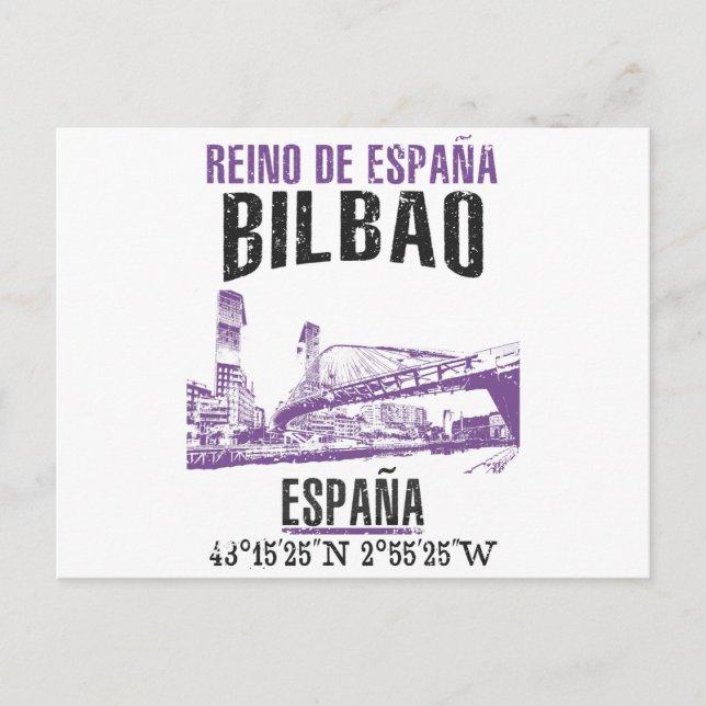Bilbao Postkarte (Vorderseite)