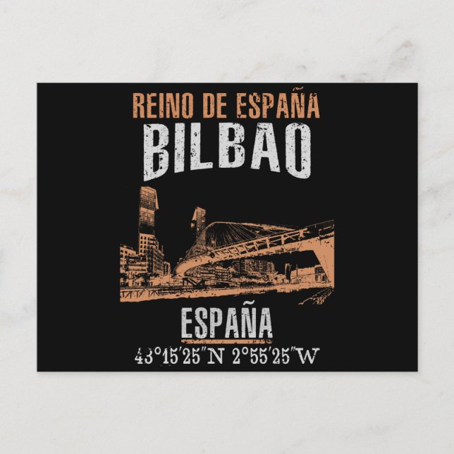 Bilbao Postkarte (Vorderseite)