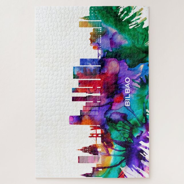 Bilbao Skyline Puzzle (Vertikal)
