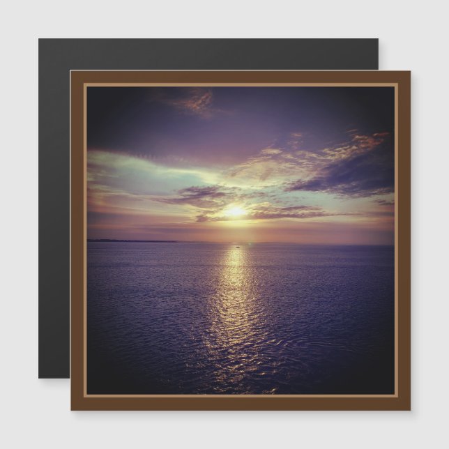 Bilbao | Sonnenaufgang über der Magnetkarte des Oz (Vorne/Hinten)