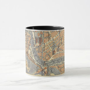 Bilbao Spanien alte Karte Tasse