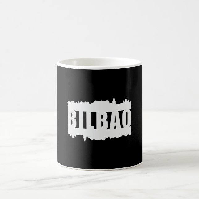 Bilbao Spanien City Skyline Cityscape Funny Gift Kaffeetasse (Mittel)