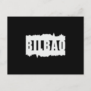 Bilbao Spanien City Skyline Cityscape Funny Gift Postkarte