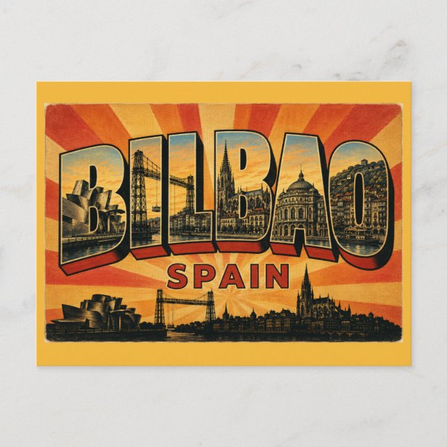 Bilbao Spanien Guggenheim-Museum Postkarte (Vorderseite)