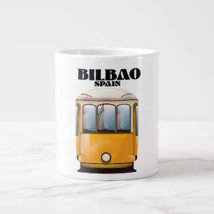 Bilbao Spanien Straßenbahnposter Jumbo-Tasse